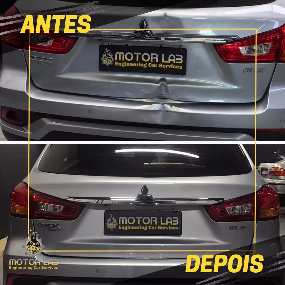 Antes e Depois Parachoque